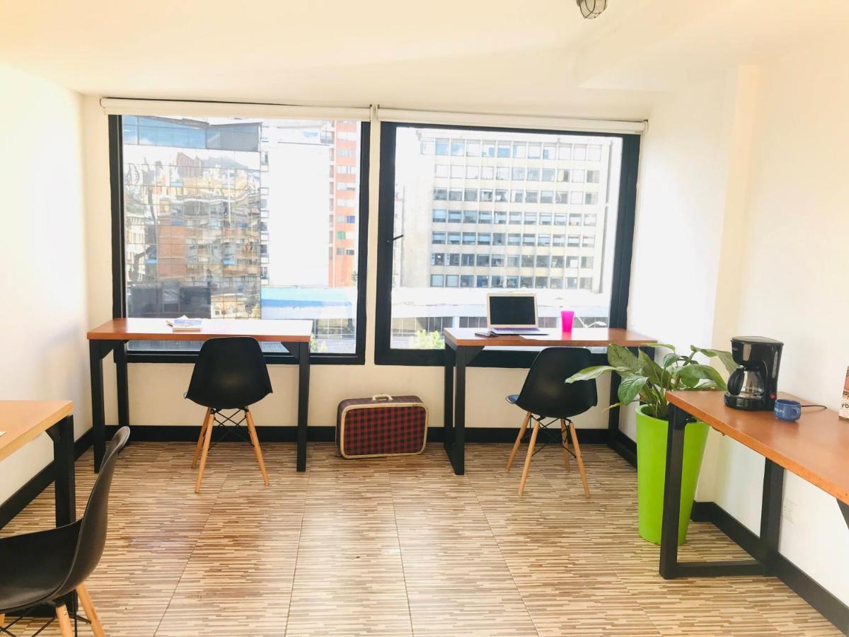 Hostal - Hotel - Apartaestudios Amoblados Chapinero Las Mandarinas - Coworking Bogotá Zewnętrze zdjęcie