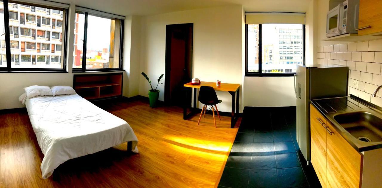 Hostal - Hotel - Apartaestudios Amoblados Chapinero Las Mandarinas - Coworking Bogotá Zewnętrze zdjęcie