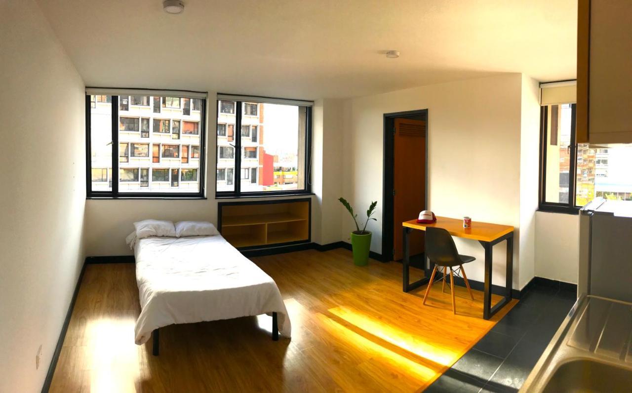 Hostal - Hotel - Apartaestudios Amoblados Chapinero Las Mandarinas - Coworking Bogotá Zewnętrze zdjęcie